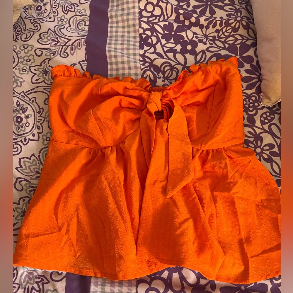 SHEIN strapless top